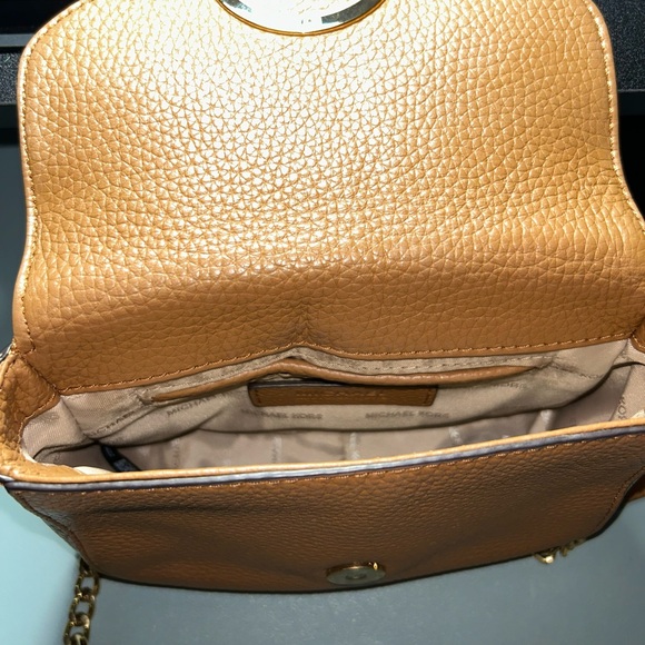 Michael Kors Brown and Gold Crossbody Bag - Picture 12 of 16